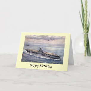 Carte d'anniversaire - HMS Ark Royal