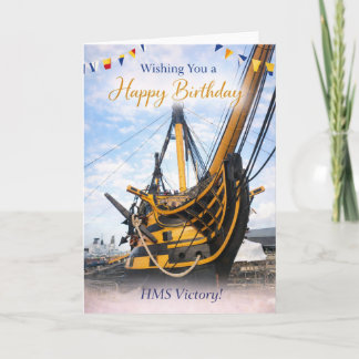 Carte d'anniversaire HMS Victory