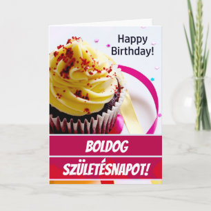 Carte d'anniversaire hongroise / Születésnapi Kösz