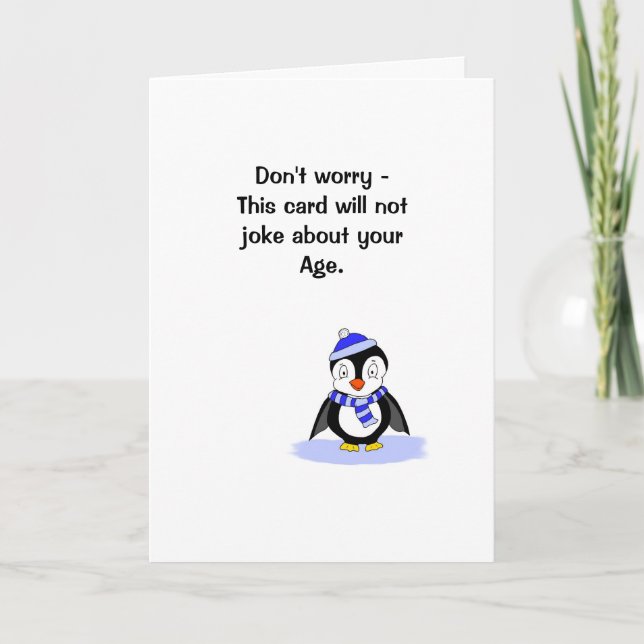 Carte d'anniversaire humoristique (Devant)