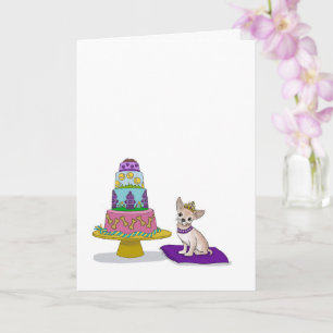 Carte d'anniversaire humoristique de chien