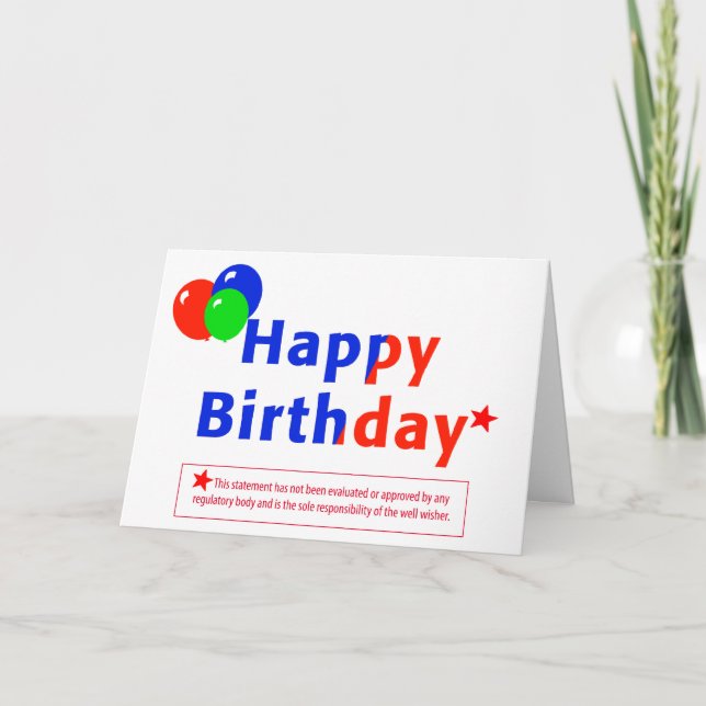 Carte d'anniversaire humoristique de frère (Devant)