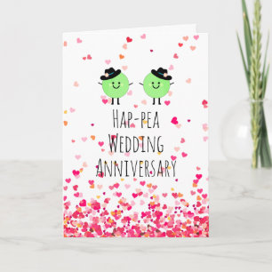 Carte d'anniversaire humoristique Peas Gay Homosex