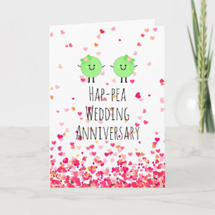 Carte d'anniversaire humoristique Peas Gay Homosex
