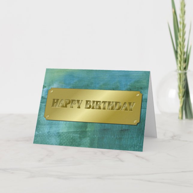 Carte d'anniversaire impasto-Happy (Devant)
