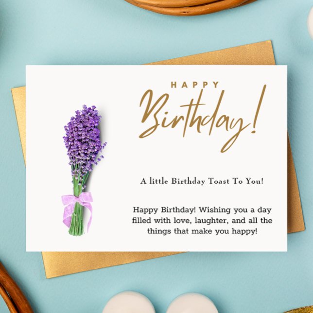 Carte d'anniversaire imprimable (Printable Happy Birthday Card)