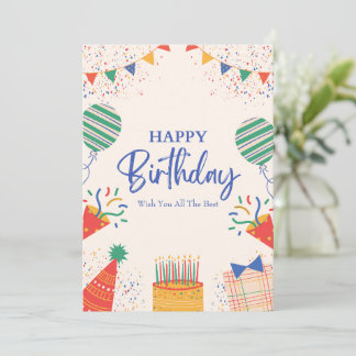 carte d'anniversaire imprimable - accueil d'annive