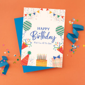 carte d'anniversaire imprimable - accueil d'annive