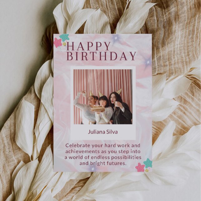 Carte d'anniversaire imprimable joyeux anniversair (Printable Happy Birthday Card)