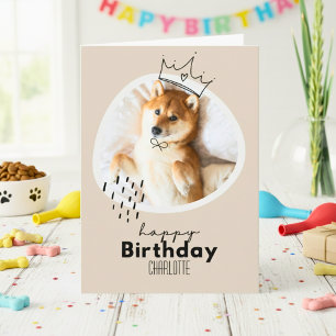 Carte d'anniversaire inspirée 🎂 🐕 Shiba Inu