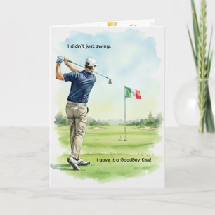 Carte d'anniversaire Italie patriotique, Drapeau i