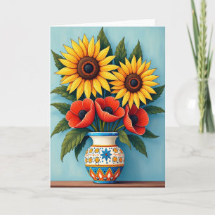 Carte d'anniversaire jaune radieux
