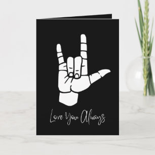Carte d'anniversaire « Je t'aime toujours »