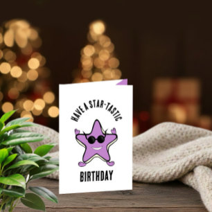 Carte d'anniversaire joyeuse avec étoile de mer