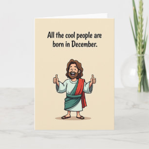 Carte d'anniversaire Joyeuse Figure