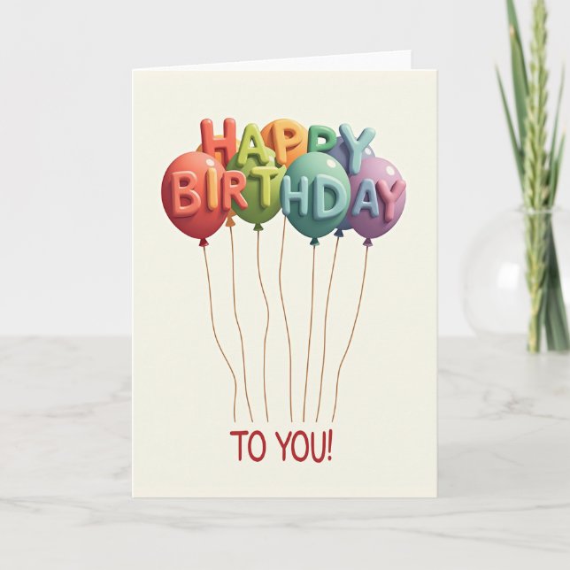 Carte d'anniversaire Joyeuse Orb (Devant)