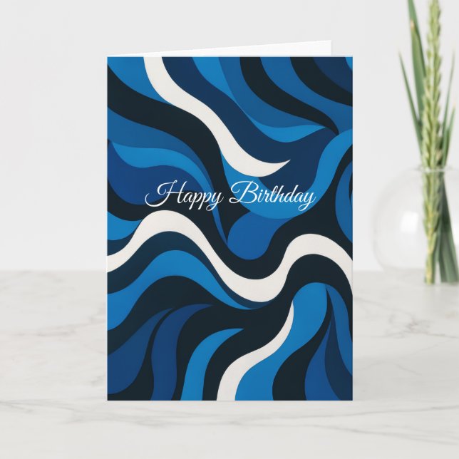 Carte d'anniversaire joyeux (Devant)