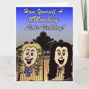 Carte d'anniversaire joyeux dessin animé mignon de