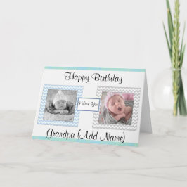 Carte d'anniversaire "Joyeux papy d'anniversaire" 