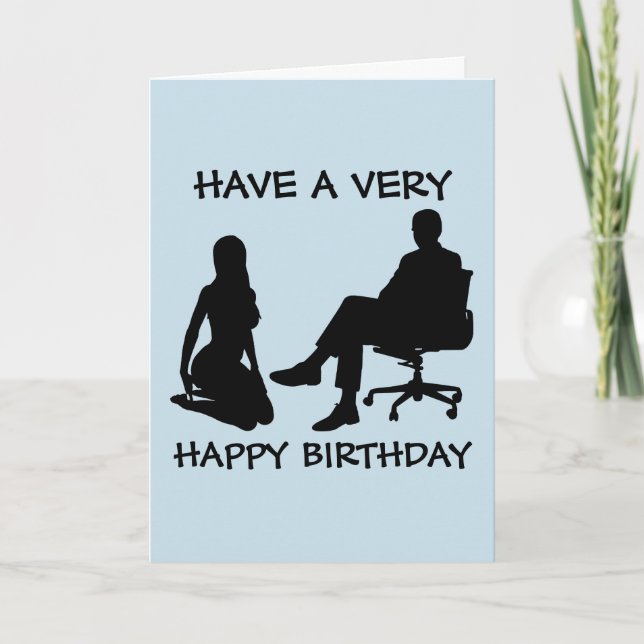 CARTE D'ANNIVERSAIRE KINKY POUR SOUMETTRE SA FEMME (Devant)