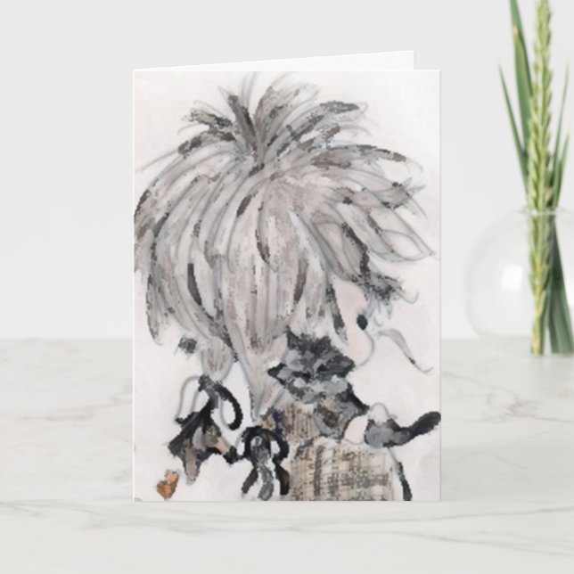 Carte d'anniversaire Kitty (Devant)