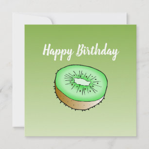 Carte d'anniversaire Kiwi