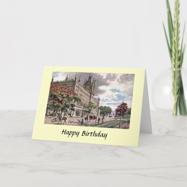 Carte d'anniversaire - Kolkata, Inde (Devant)