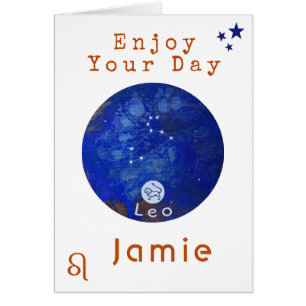Carte d'anniversaire Leo, Carte d'anniversaire Hor