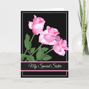 Carte d'anniversaire - Ma soeur spéciale