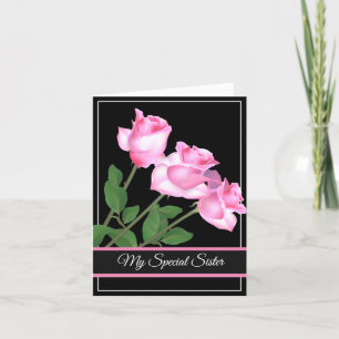 Carte d'anniversaire - Ma soeur spéciale