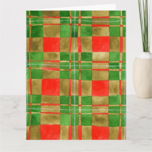 CARTE D'ANNIVERSAIRE MAC GREGOR TARTAN