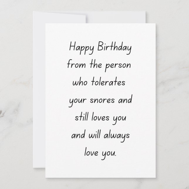 Carte d'anniversaire marie amusante (Devant)