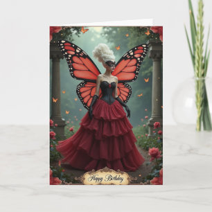 Carte d'anniversaire Mascarade