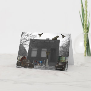 Carte d'anniversaire "Material World"