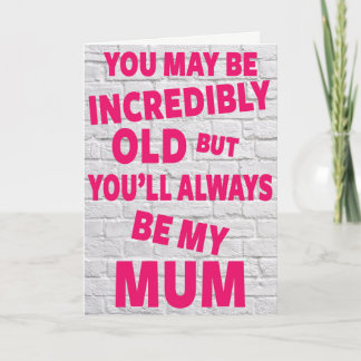 Carte d'anniversaire mère, maman