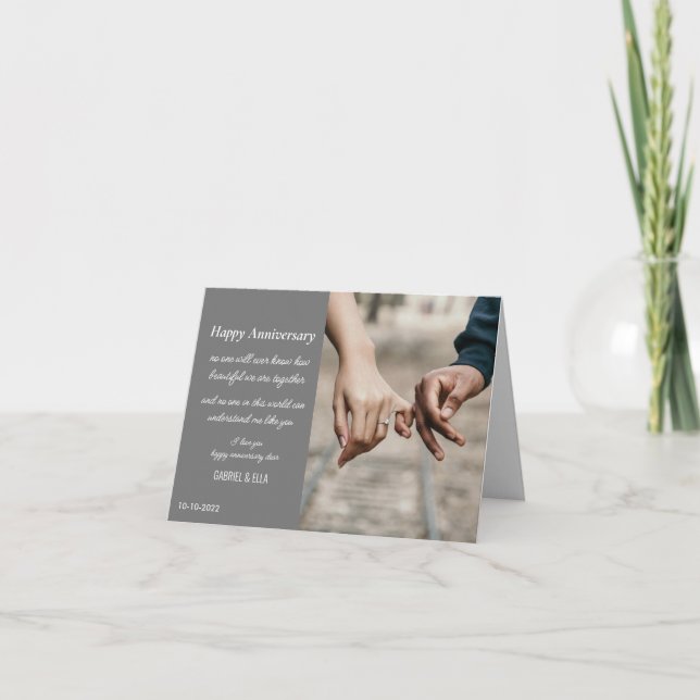 Carte d'anniversaire moderne (Devant)