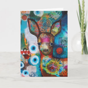 Carte d'anniversaire "Mon Cerf"
