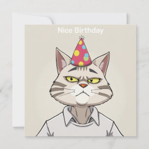 Carte d'anniversaire Nice - Édition Cat