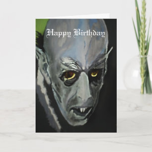 Carte d'anniversaire "Nosferatu"