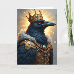 Carte d'anniversaire Oiseau Bleu Foncé