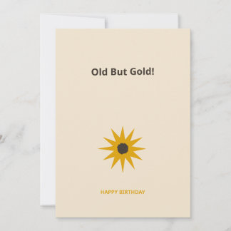 Carte d'anniversaire Old But Gold