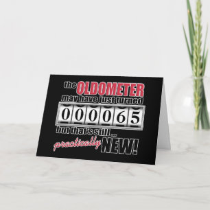 Carte d'anniversaire Oldometer