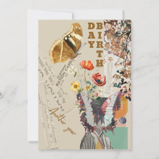 carte d'anniversaire ou invitation