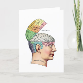 Carte d'anniversaire ouverte