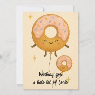 Carte d'anniversaire Pastel Donut