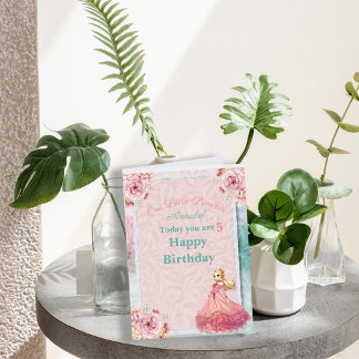 Carte d'anniversaire Pastel Girls pour notre petit