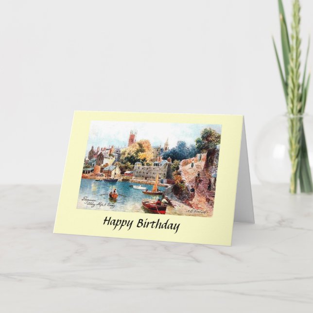 Carte d'anniversaire - Penzance, Cornouailles (Devant)