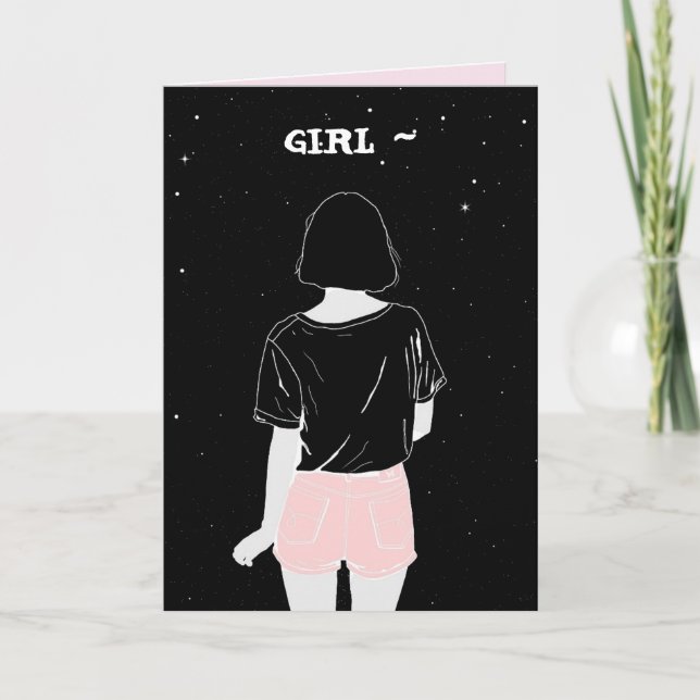 CARTE D'ANNIVERSAIRE PERSONNALISABLE (Devant)