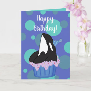 Carte d'anniversaire personnalisable d'orque