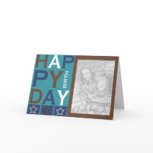 Carte d'anniversaire personnalisée